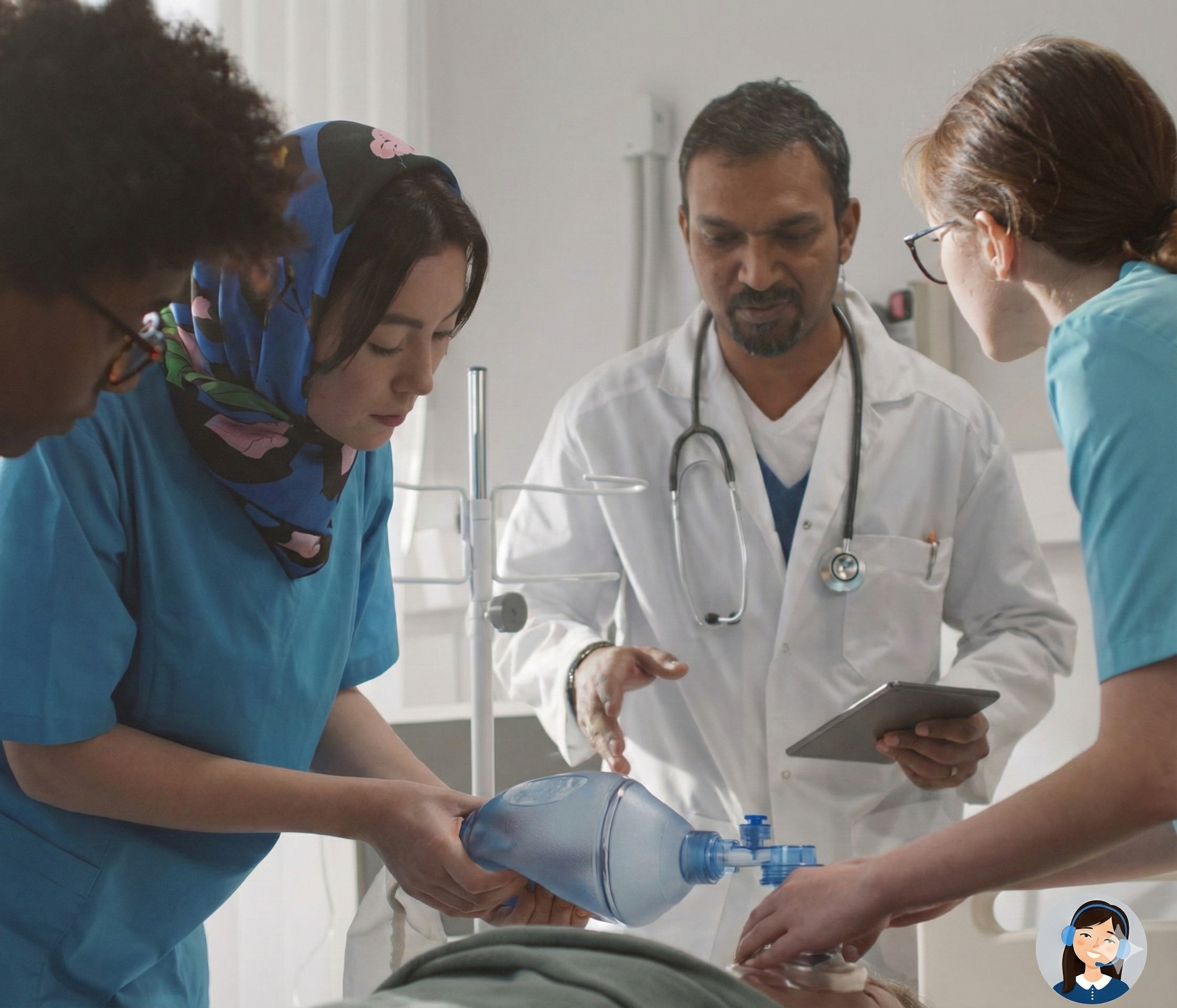 Medical training with ultrasound